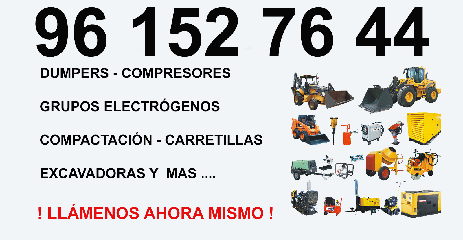 Maquina Maquinaria alquiler Macastre